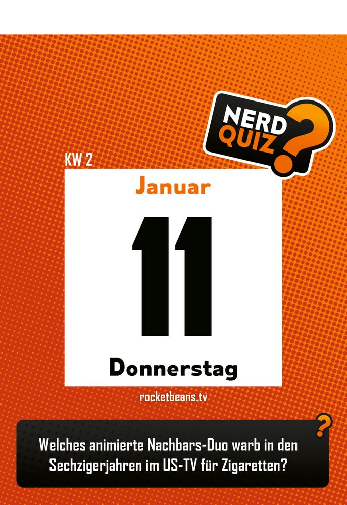 Rocket Beans TV - Nerd Quiz 2024 - Kalender