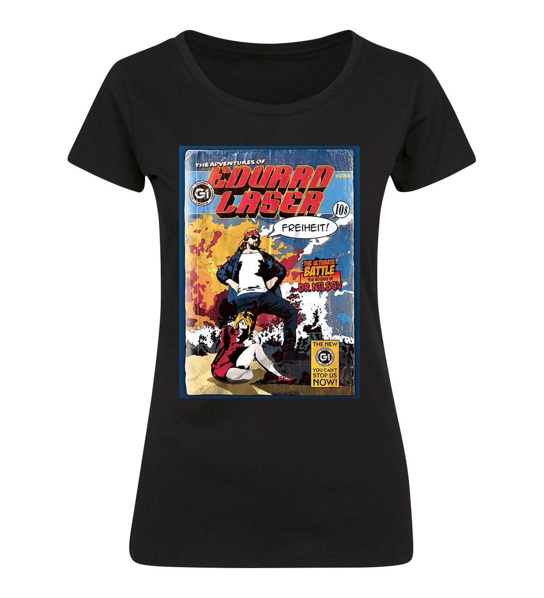 Rocket Beans TV - Lazer Comic - Girlshirt