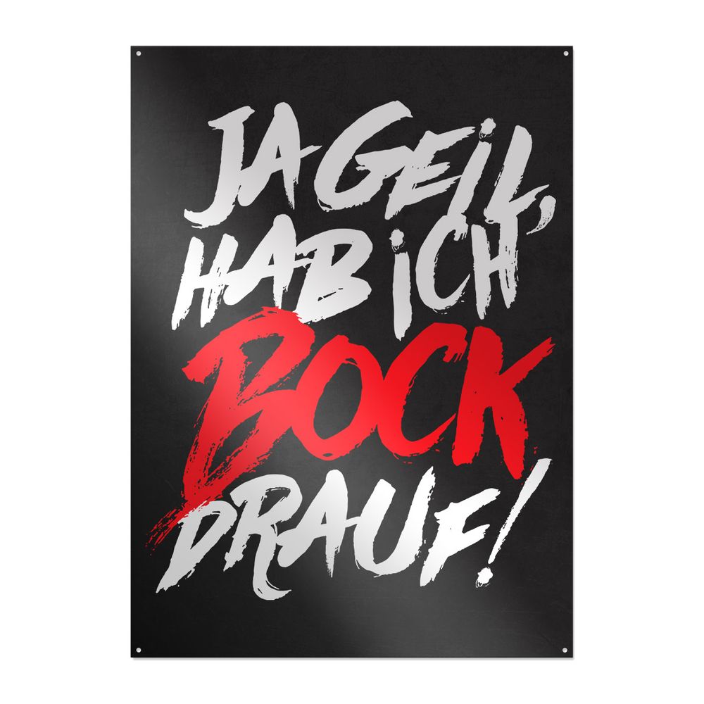 Rocket Beans TV - Bock - Metallschild