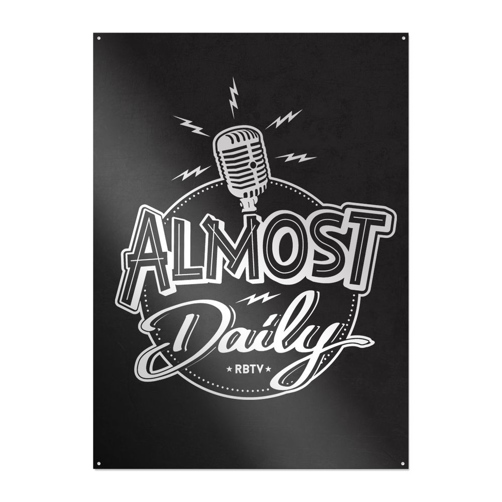 Rocket Beans TV - Almost Daily - Metallschild