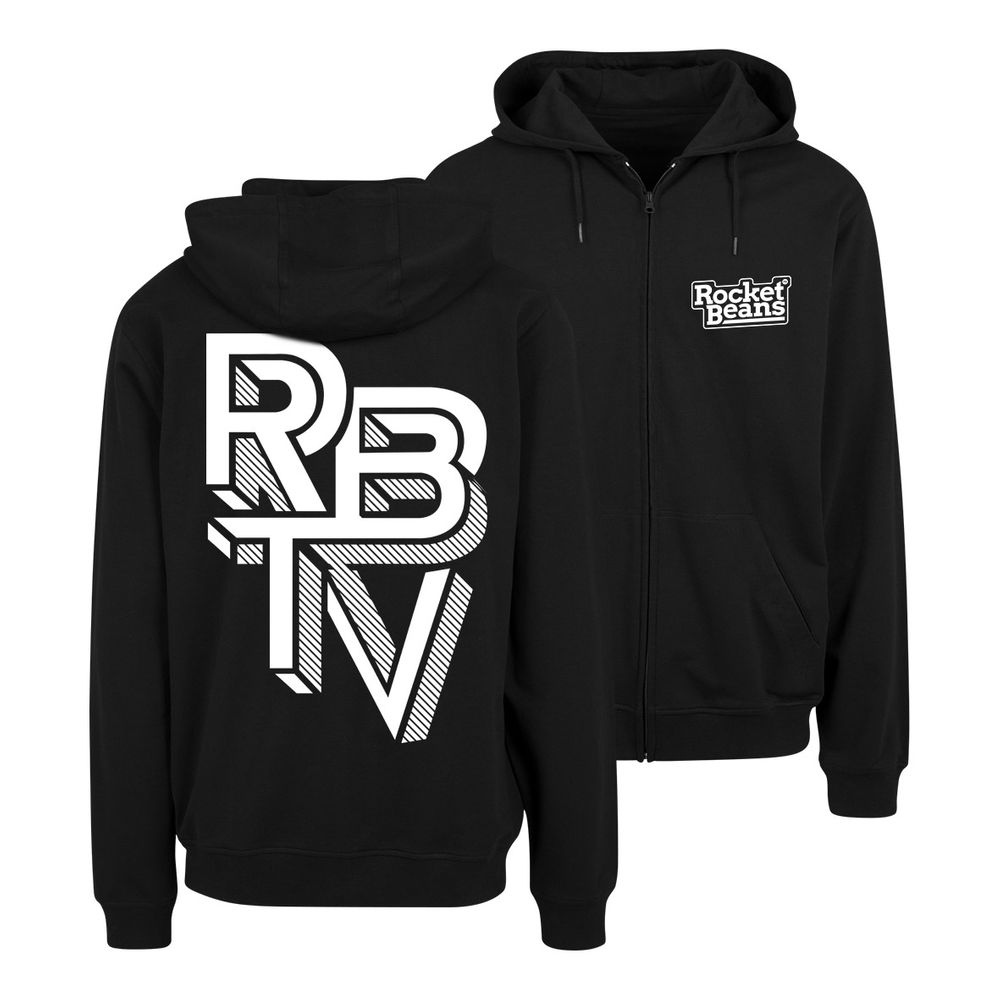 Rocket Beans TV - Escher Weiß - Zipper