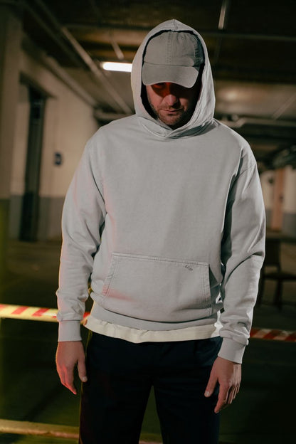 Unisex rktbns "Lost Hoodie" - washed light grey