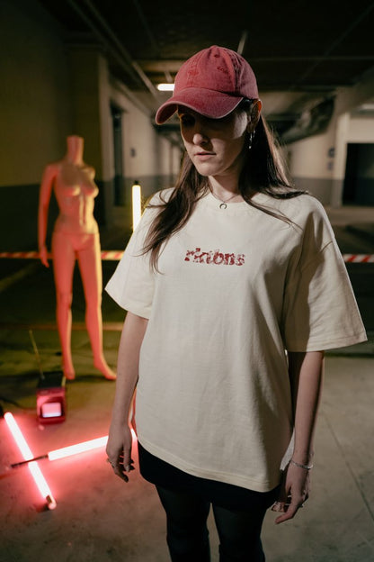 Unisex rktbns "Flooded Room Tee" - cream marshmallow