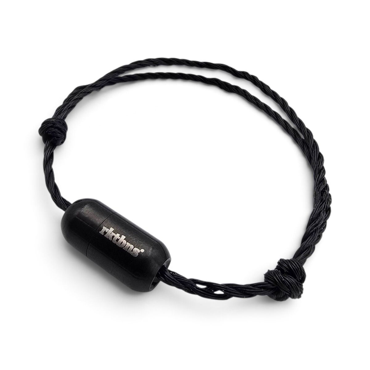 Unisex rktbns x BRACENET Armband "The Slim" - black