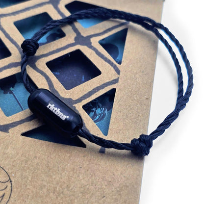 Unisex rktbns x BRACENET Armband "The Slim" - black