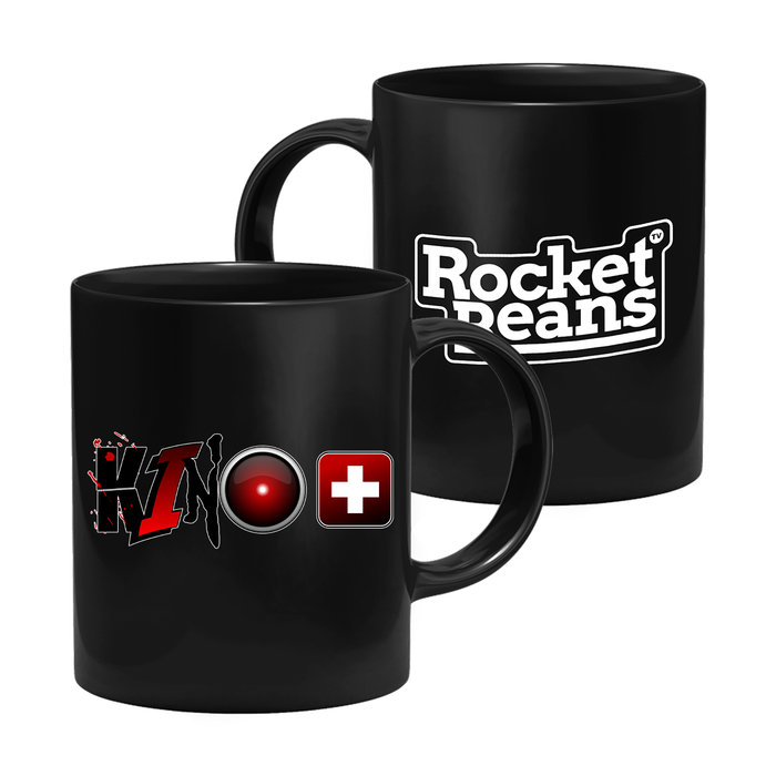 Rocket Beans TV - Kino+ Logo - Tasse