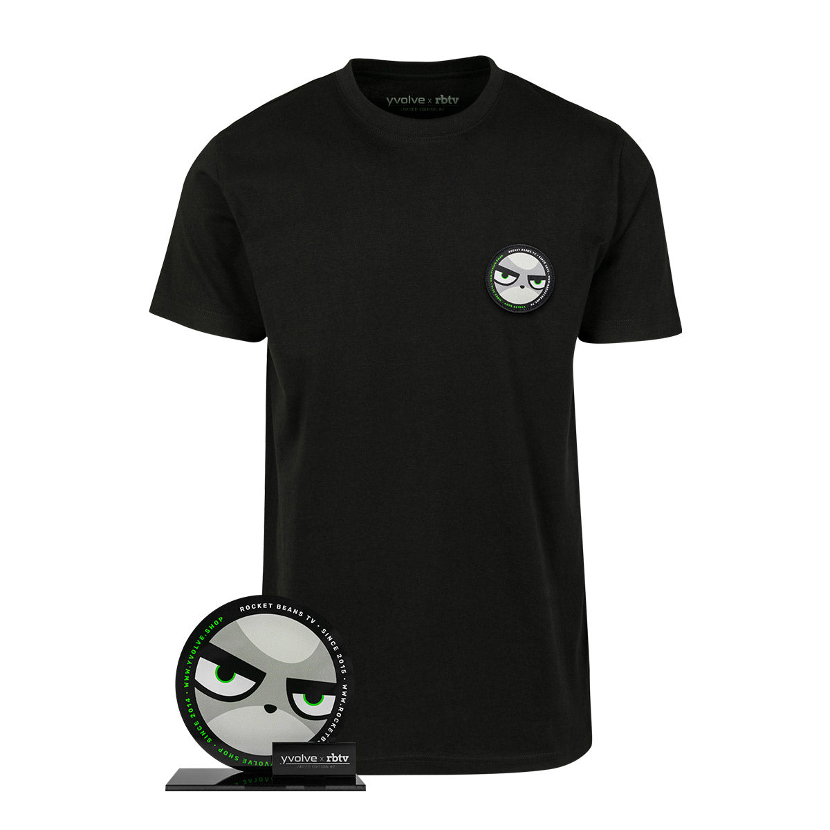 yvolve x Rocket Beans TV - Limited Edition #2 - T-Shirt & Aufsteller