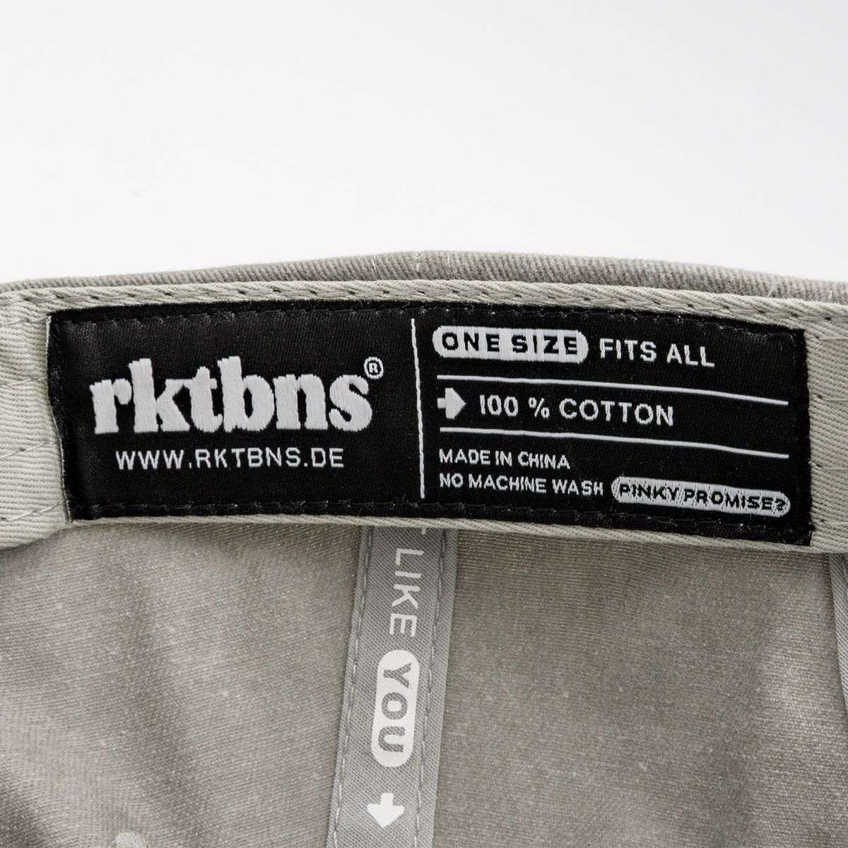 Unisex rktbns "Doing okay Dad Hat Cap" - washed light grey