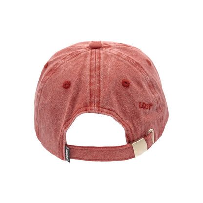 Unisex rktbns "Lost Dad Hat Cap - washed red