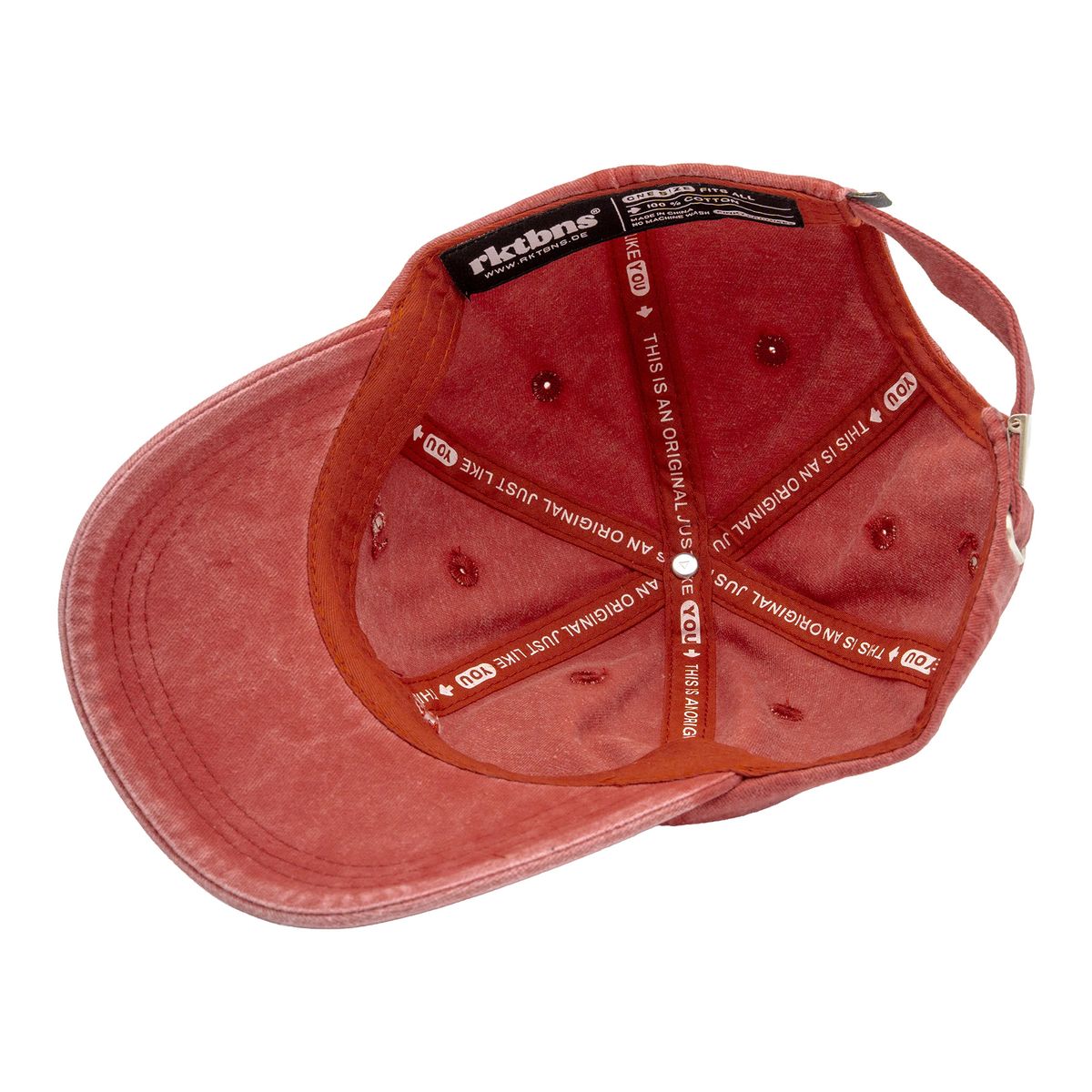 Unisex rktbns "Lost Dad Hat Cap - washed red