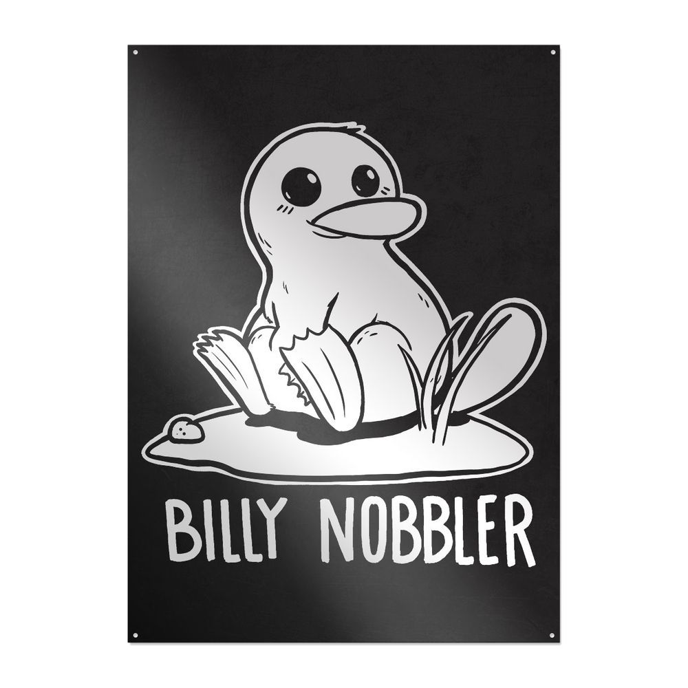Rocket Beans TV - Billy Nobbler - Metallschild