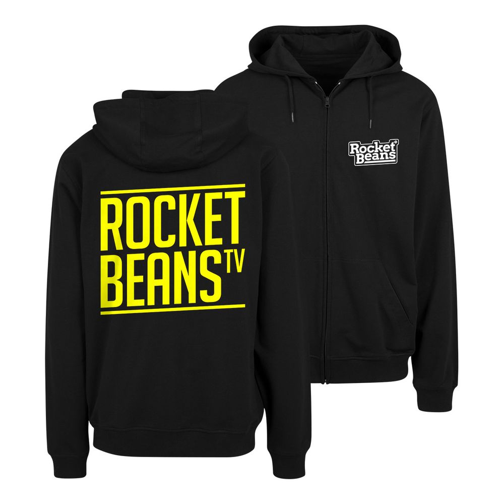 Rocket Beans TV - Slant Typo - Zipper