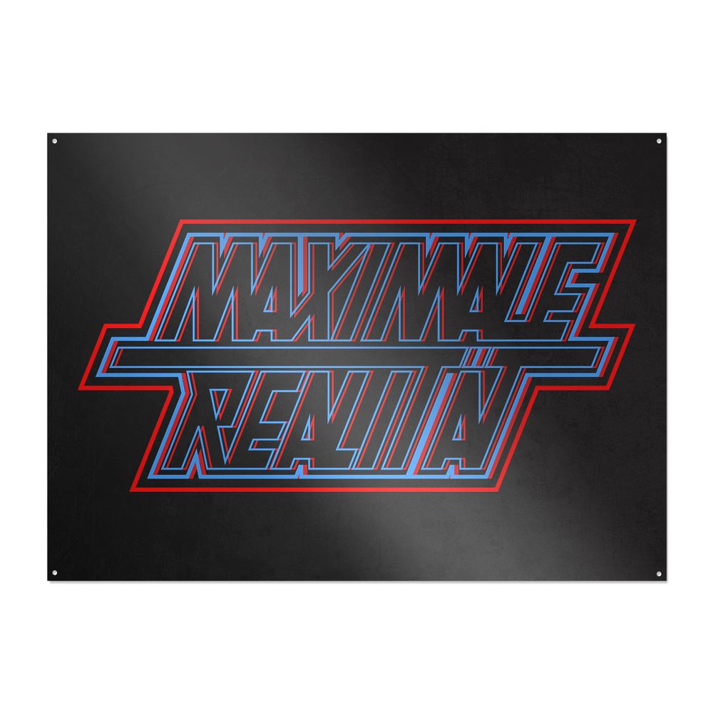 Rocket Beans TV - Maximale Realität - Metallschild