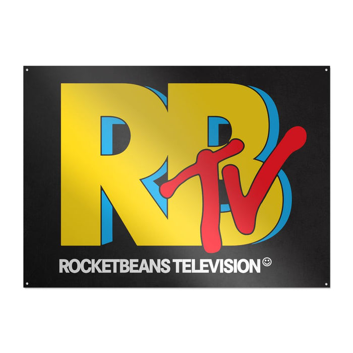 Rocket Beans TV - MTV Style - Metallschild