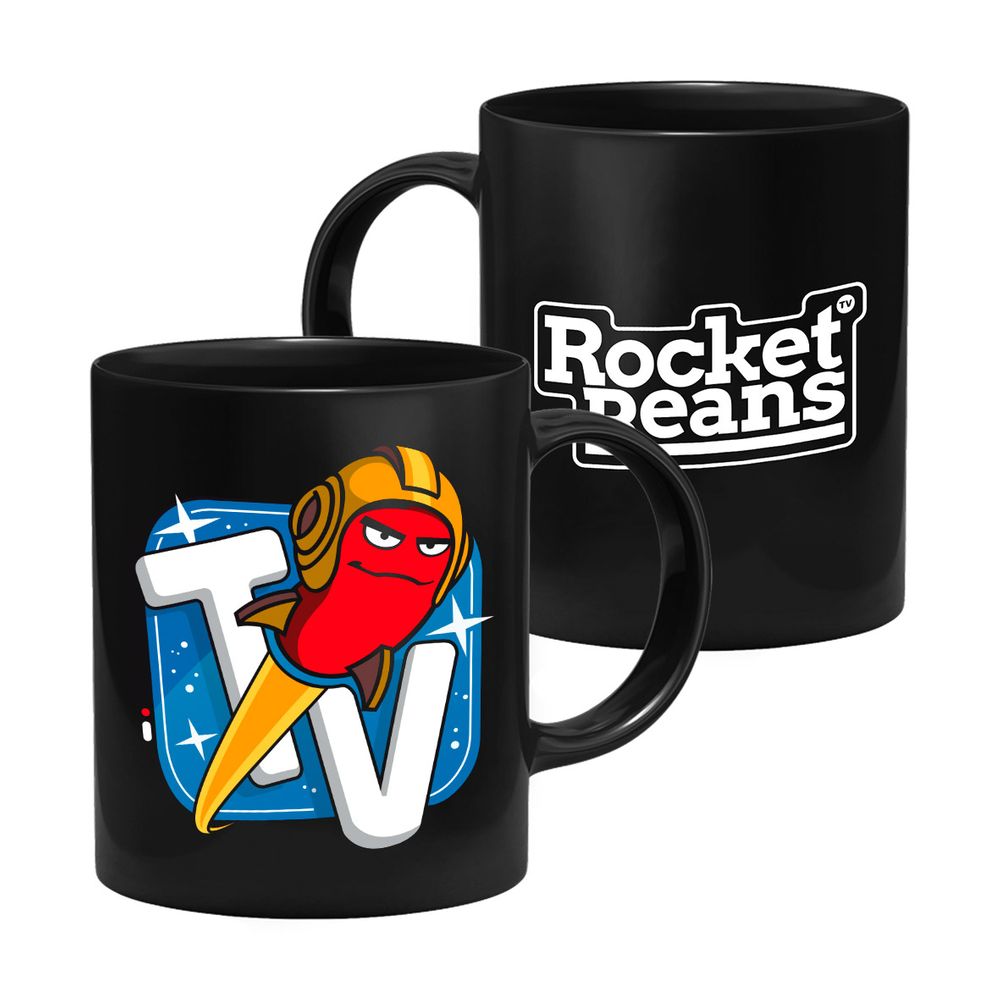 Rocket Beans TV - Senderlogo - Tasse