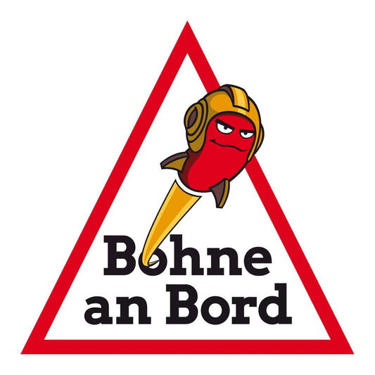 Rocket Beans TV - Bohne an Bord - Autoaufkleber